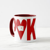 POKER Ringer T Tasse (Vorderseite Links)
