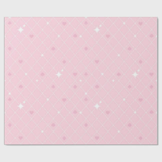 Poker rosa Muster Geschenkpapier