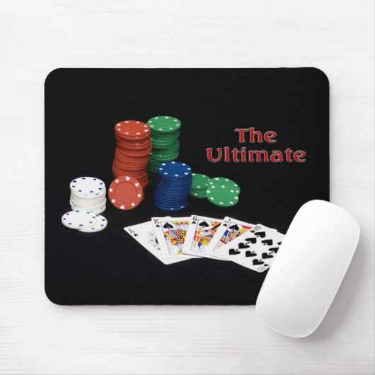 Poker Royal Flush Mousepad (Mit Mouse)