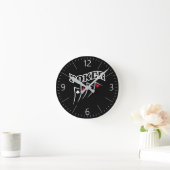 Poker Runde Wanduhr (Zuhause)