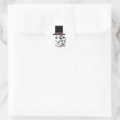 Poker Runder Aufkleber (Tasche)