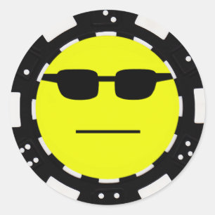 Poker Runder Aufkleber