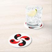 Poker Runder Pappuntersetzer (Vor Ort)