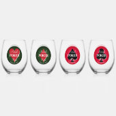 Poker-Saal für Classic Playing Cards Weinglas Ohne Stiel (Hinten)