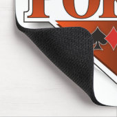 Poker-Schild Mousepad (Ecke)