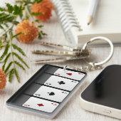 Poker Schlüsselanhänger (Vorderseite rechts)