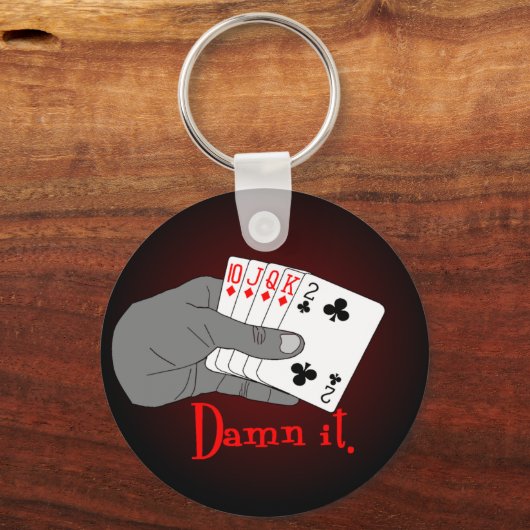 Poker Schlüsselanhänger (Vorderseite)