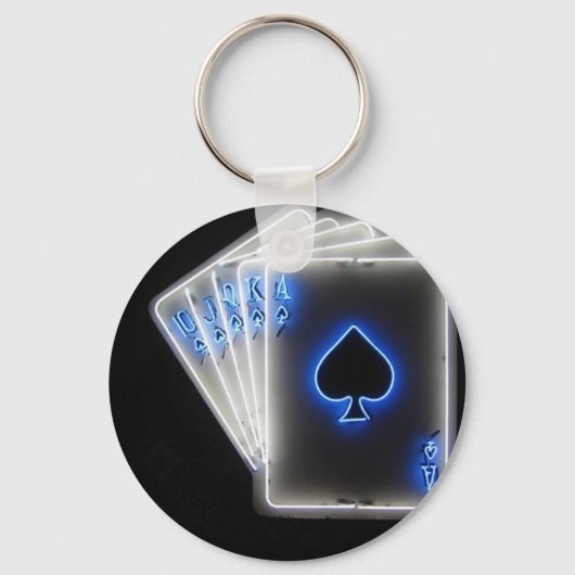 Poker Schlüsselanhänger (Vorderseite)
