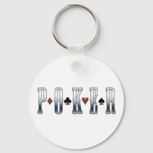 Poker Schlüsselanhänger (Vorderseite)