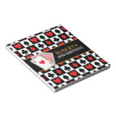 Poker Schokolade Süßkartoffeln Bar Wrappers Notizblock (angewinkelt)