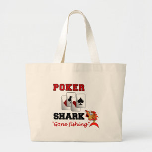 Poker Shark-Tasche Jumbo Stoffbeutel