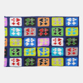 Poker Solitaire Spades Geschirrtuch (Horizontal)