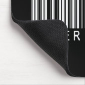 Poker-Spieler-Bar-Code Mousepad (Ecke)