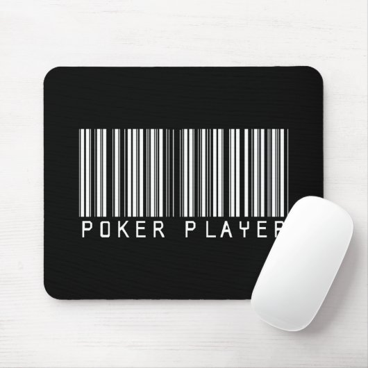 Poker-Spieler-Bar-Code Mousepad (Mit Mouse)