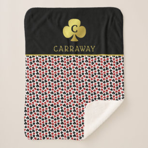 Poker Spieler Glücksspieler Casino Kartensymbole B Sherpadecke