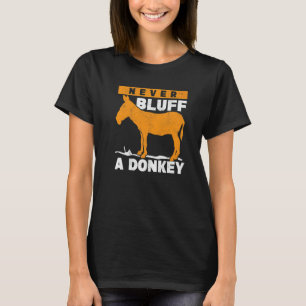 Poker Spieler niemals Esel Ein Fisch Casino Texas T-Shirt