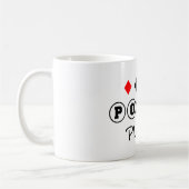 Poker-Spieler-Tasse Kaffeetasse (Links)