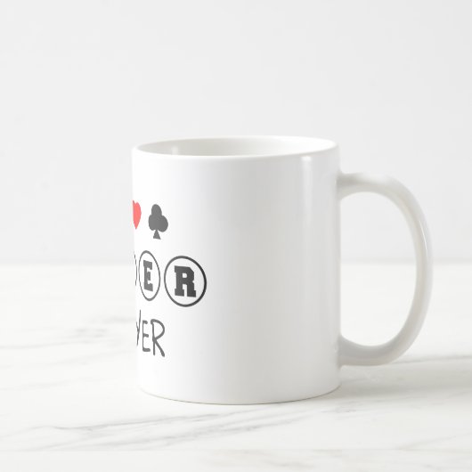 Poker-Spieler-Tasse Kaffeetasse (Rechts)