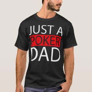 Poker Spieler Texas Holdem - Glücksspielkarten Nur T-Shirt