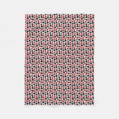 Poker-Spielkarte-Anzugs-Muster Fleecedecke (Vorderseite)