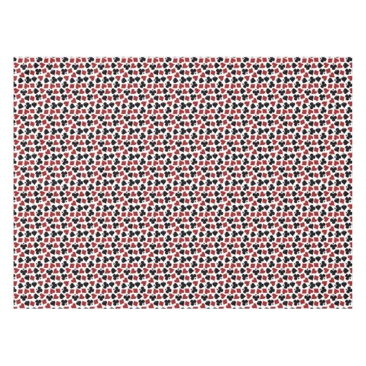 Poker-Spielkarte-Anzugs-Muster Tischdecke (Vorderseite (Horizontal))