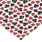 Poker-Spielkarte-Anzugs-Muster Tischdecke (Schrägansicht)
