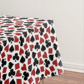 Poker-Spielkarte-Anzugs-Muster Tischdecke (Beispiel)