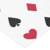 Poker-Spielkarte-Anzugs-Muster Tischdecke (Schrägansicht)