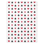Poker-Spielkarte-Anzugs-Muster Tischdecke (Vorderseite)