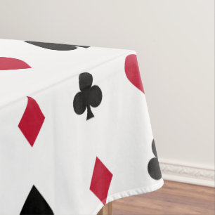 Poker-Spielkarte-Anzugs-Muster Tischdecke