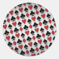 Poker-Spielkarte-Muster-Entwurf