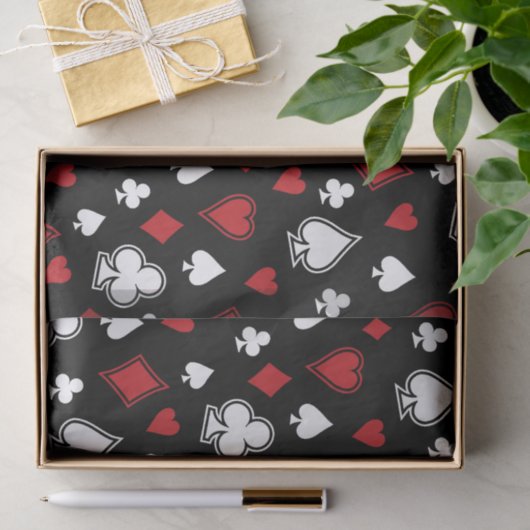 Poker-Spielkarten Seidenpapier (Geschenk)