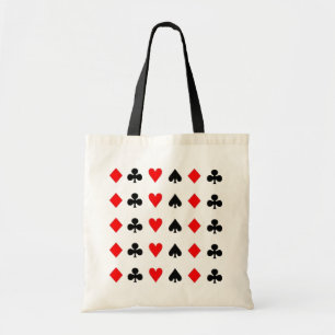 Poker-Spielkarten-Symbole Tragetasche