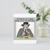 Poker-Spielkartendesign Postkarte (Stehend Vorderseite)