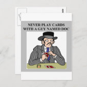 Poker-Spielkartendesign Postkarte (Vorne/Hinten)