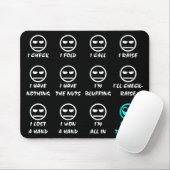 "Poker stellt" Mousepad gegenüber (Mit Mouse)
