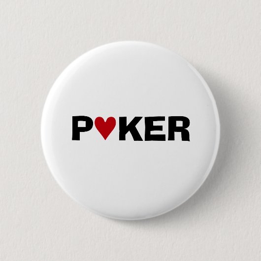 Poker-Süchtiger Button (Vorderseite)