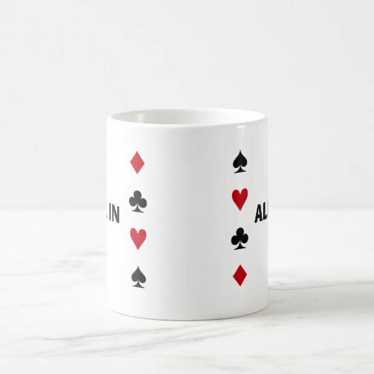 Poker-Süchtiger Kaffeetasse (Mittel)