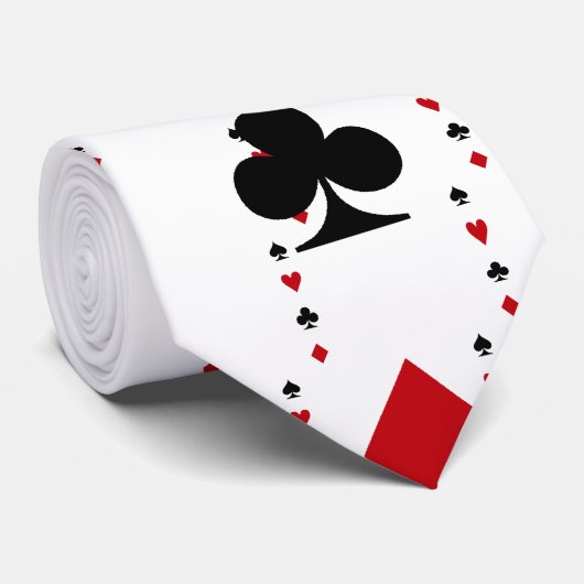 Poker-Süchtiger Krawatte (Gerollt)