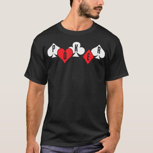 Poker Symbols T-Shirt (Vorderseite)