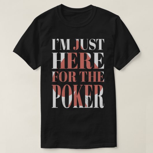 Poker  T-Shirt (Design vorne)