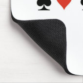 Poker-T - Shirts: "Aller ich bin in " Mousepad (Ecke)