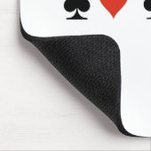 Poker-T - Shirts: "Ich täusche " Mousepad (Ecke)