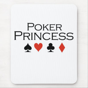 Poker-T - Shirts: "Poker-Prinzessin " Mousepad