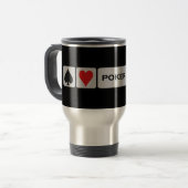Poker Tasse - wählen Sie Stil & Farbe (Vorderseite Links)