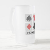 Poker Tasse - wählen Sie Stil & Farbe (Vorderseite Links)