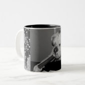 Poker-Tasse Zweifarbige Tasse (Vorderseite Links)
