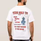 Poker Texas hält sie Fische T T-Shirt (Rückseite)