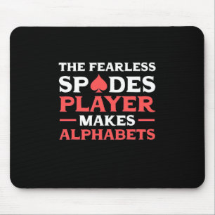 Poker The Fearles Spades Player Mousepad