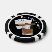 Poker Theme Bachelor Party Einladung Poker Chip (Einzeln)